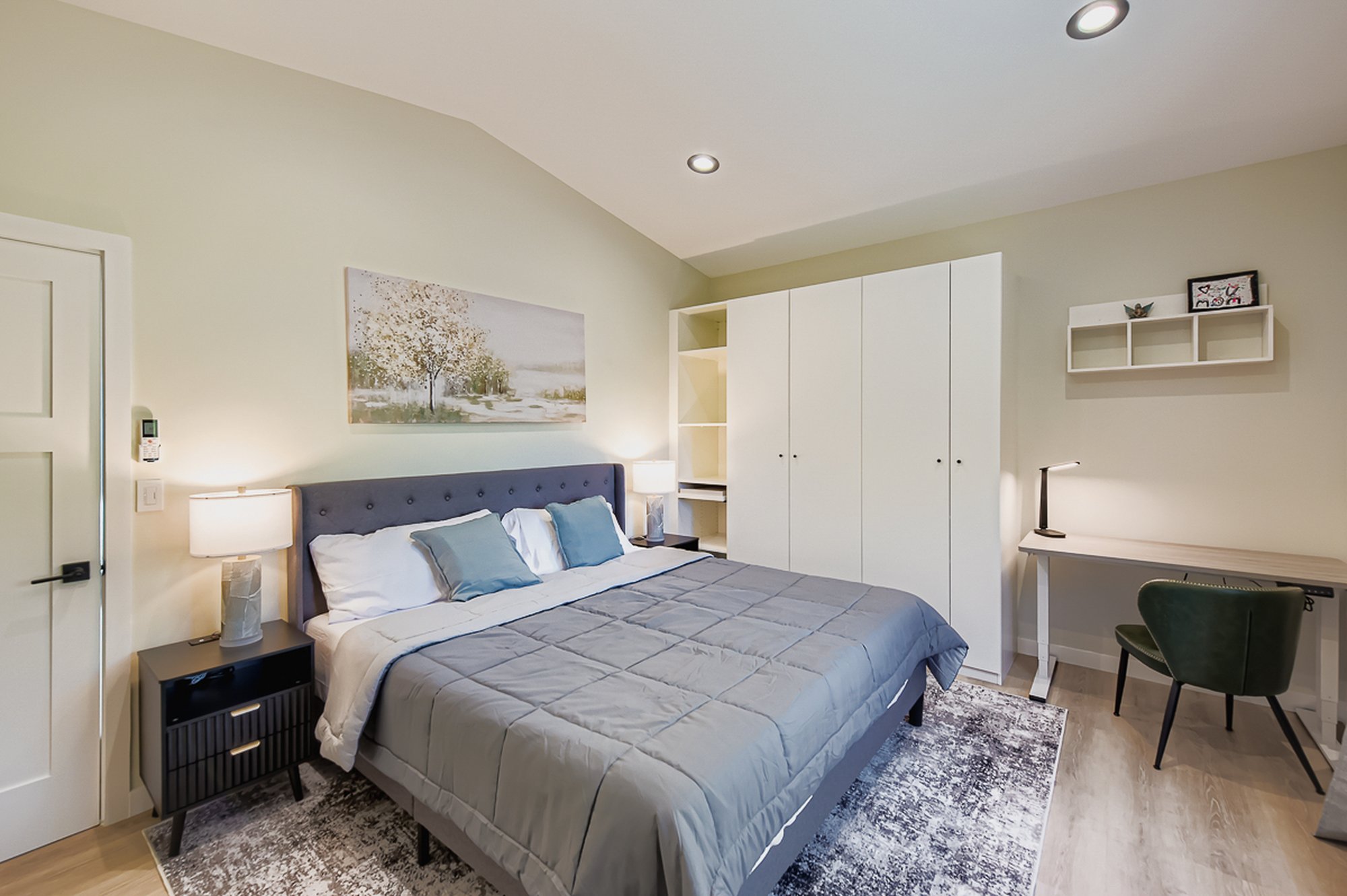 Primary bedroom work area